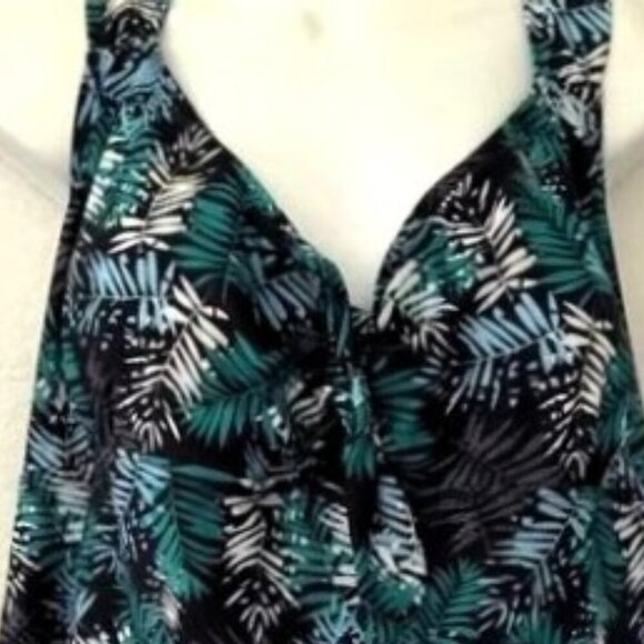NEW TROPICAL PLUS TANKINI SWIMSUIT TOP - Picture 3 of 9